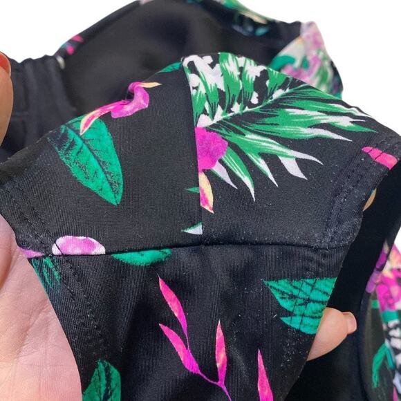 Torrid Black & White Leopard Underwire One-Piece Swimsuit SIZE 3 DD/F Size 3X - Picture 11 of 11